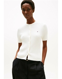 Кардиган CABLE CARDI, белый Tommy hilfiger