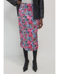 Юбка макси LUNGA A FIORI, розовый Calliope