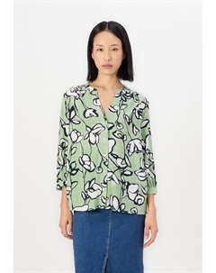 Блуза PRINTED WITH PLEATS, розовый Tom tailor