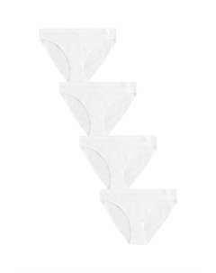 Трусы RICH LOGO KNICKERS FOUR PACK, белый Next