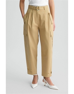 Брюки карго, бежевый Liu jo