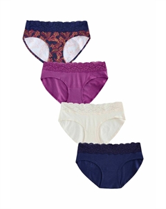 Трусы PRINT BLEND FOUR PACK, синий Next