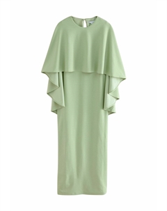 Платье макси Jersey dress, зеленый Next