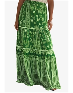 Юбка макси REGULAR FIT -TIERED, зеленый Next
