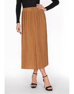 Юбка А-силуэта Pleated skirt, коричневый Faina