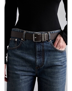 Пояс 35MM REVERSIBLE BELT, коричневый Michael michael kors