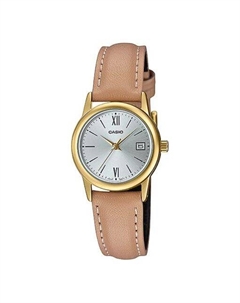 Часы Female DRESS Japan / South Korea Fashion Waterproof Brown Analog, коричневый Casio