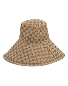 Бейсболка GG Canvas Wide Brim Hat 'Beige/Ebony', бежевый Gucci