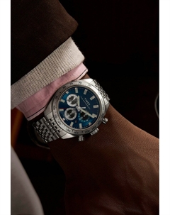 Часы с хронографом QUARTZ, серебряный Timex