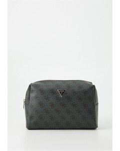 Косметичка ZAMIRA LARGE TOP ZIP, темно-серый Guess