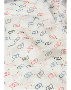 Шарф TUCH MIT LOGO-PRINT, синий Liu jo