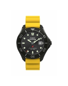 Часы QUARTZ ANALOG DEEP WATER MERIDIAN 200, желтый Timex