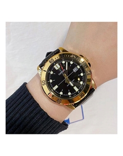 Часы Male DRESS Japan / South Korea Fashion Mens Gold Analog, золотой Casio