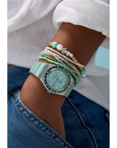 Часы QUARTZ ANALOG, синий Timex