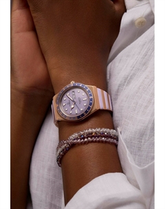 Часы QUARTZ ANALOG, фиолетовый Timex