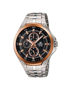 Часы Quartz Waterproof Sports EDIFICE Mens Rose Gold Analog Casio