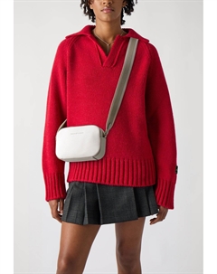 Сумка через плечо LOGOTAPE CAMERA BAG, кремовый Tommy hilfiger