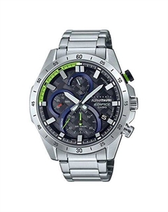 Часы EDIFICE Waterproof Sports Sapphire Crystal Solar Powered Mens, синий Casio