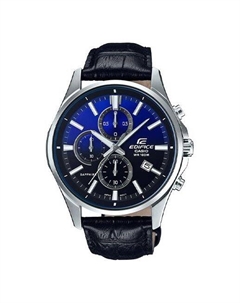 Часы Quartz Waterproof Sapphire Crystal EDIFICE Mens Blue Analog, синий Casio