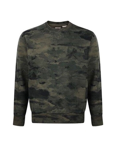 Худи Levis Crew Neck Knitted Casual Pullover Men's Camouflage, желто-коричневый Levi's®