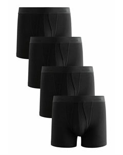 Брюки SIGNATURE A-FRONTS FOUR PACK, черный Next