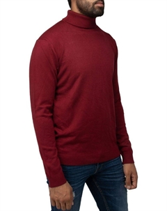 Однотонный свитер с высоким воротником, цвет Jester Red X-ray