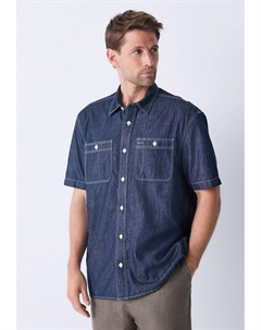 Рубашка REGULAR FIT - SHORT SLEEVE, темно-синий Next