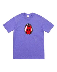 Футболка SS18 Ladybug Tee Light Purple Printing Short Sleeve Unisex, фиолетовый Supreme