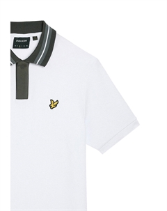 Рубашка поло CONTRAST TIPPED COLLAR, белый Lyle & scott