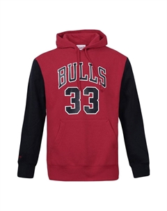 Худи x NBA Chicago Bulls Hoodie 'Scottie Pippen 1996', красный Mitchell and ness