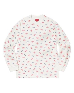 Футболка FW19 Week 11 Bow Waffle Thermal Natural Tee, кремовый Supreme