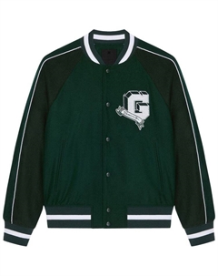 Куртка College Varsity Jacket 'Dark Green', зеленый Givenchy