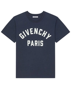 Футболка Paris T-Shirt 'Navy/White', синий Givenchy