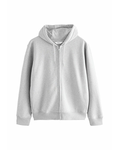 Толстовка на молнии PREMIUM RICH - REGULAR FIT, серый Next