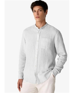 Рубашка GRANDAD COLLAR FIT, серый Next