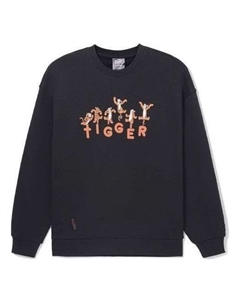 Худи x Disney Crossover Series Cartoon Alphabet Printing Pullover 'Black', черный Li-ning