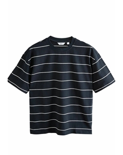 Футболка с принтом REGULAR FIT - STRIPE HEAVYWEIGHT, синий Next
