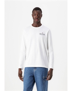 Лонгслив STACK TEE, белый Tommy hilfiger