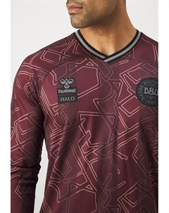 Лонгслив DENMARK DBU HALO 24 - National team wear, бургундия Hummel