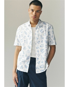 Рубашка REGULAR FIT - LEMON PRINTED SHORT SLEEVE SHIRT, белый Next
