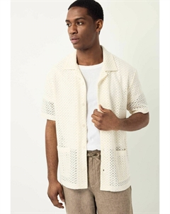 Рубашка TEXTURED BUTTON THROUGH, кремовый Next