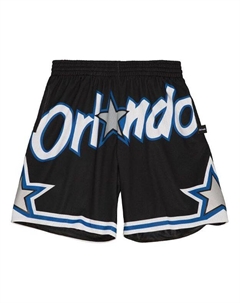 Спортивные шорты x NBA Big Face 2.0 Shorts 'Orlando Magic', черный Mitchell and ness