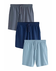 Шорты LIGHTWEIGHT 3 PACK STANDARD - Tracksuit bottoms, синий Next