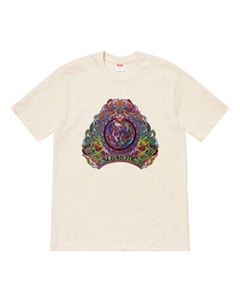 Футболка SS19 Knot Tee Natural Totem Printing Short Sleeve Unisex Beige, кремовый Supreme