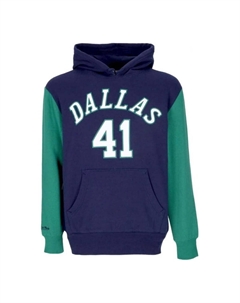 Худи x NBA Dallas Mavericks '98 Fashion Hoodie 'Dirk Nowitzki 41', темно-синий Mitchell and ness