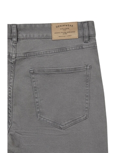 Джинсы облегающего кроя 5 TASCHE, темно-серый Calliope