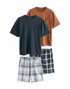 Пижама SET 2 PACK - Pyjama set, синий Next