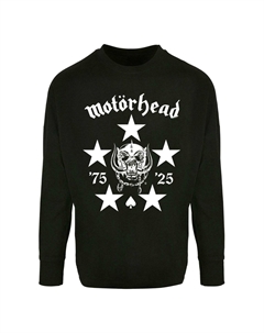 Лонгслив MOTORHEAD - 50TH BMG LOGO, черный Merchcode