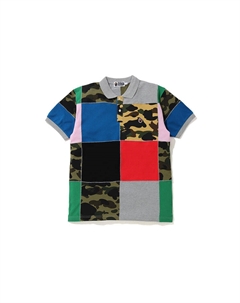 Мужская рубашка поло Ape Head Series Multicolor, цвет Multicolor A bathing ape®