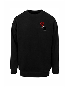 Толстовка BANKSY - LOVE RAT CREWNECK, черный Merchcode